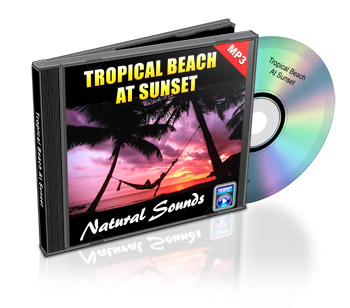 Now Age Books - SoundScapes Audio Tracks - Tropical Beach At Sunset - nowagebooks.com